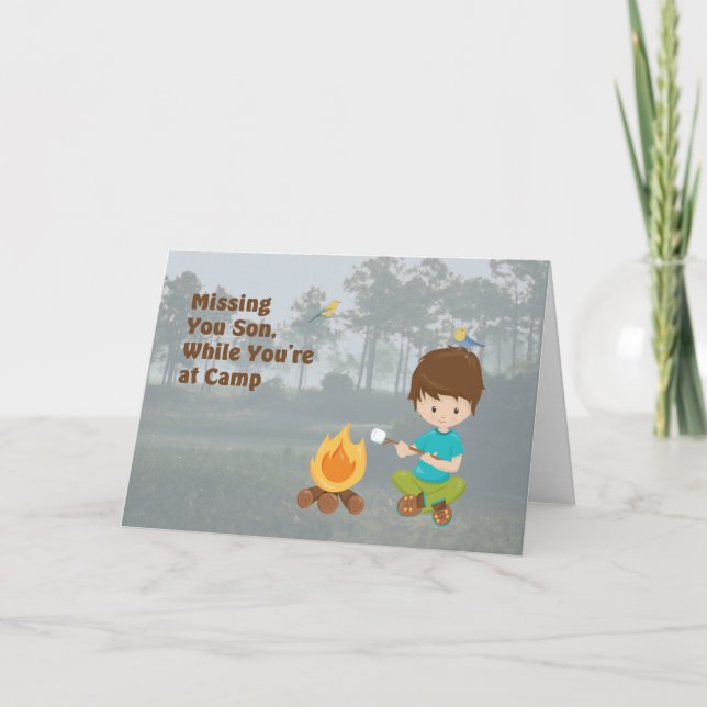 Vermisste Son Card während des Sommercamps Karte (Vorderseite)