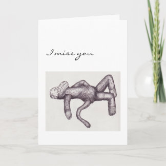 vermisster Affe Karte