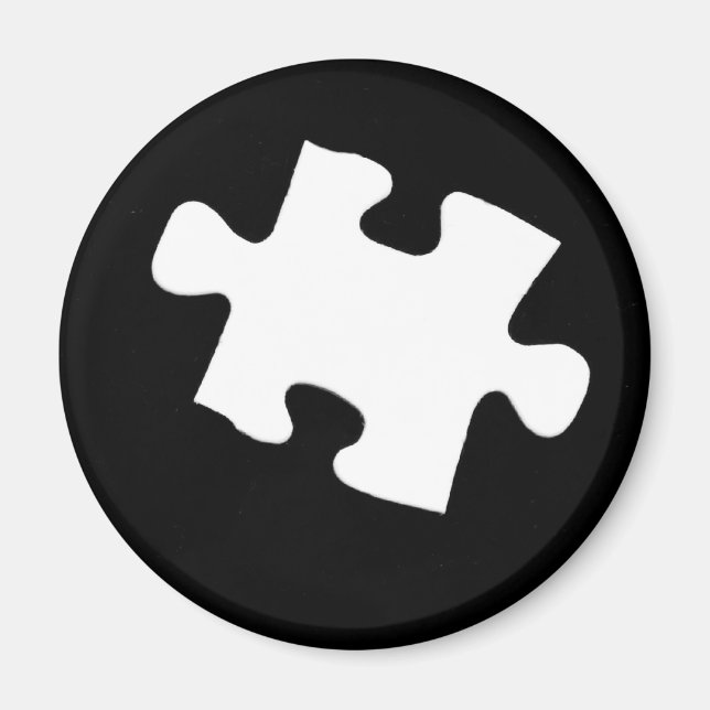 Vermisstes Puzzleteil Magnet (Vorne)