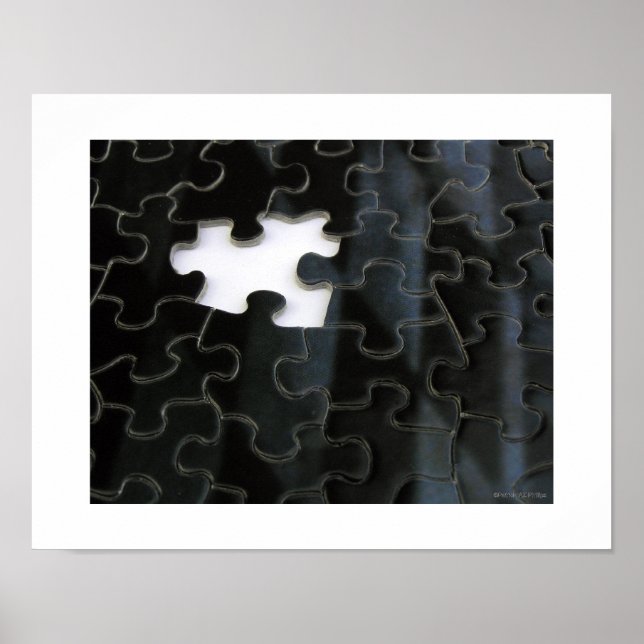 Vermisstes Puzzleteil Poster (Vorne)