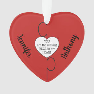 Vermisstes Stück verbindet Ornament