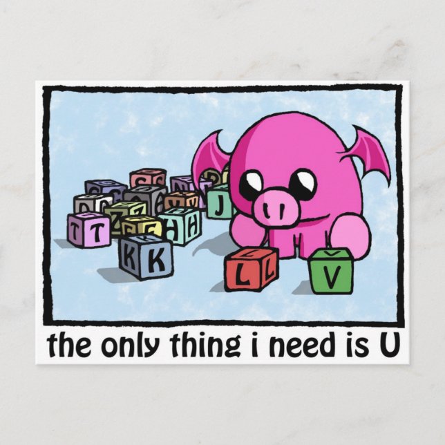 vermisstes u postkarte (Vorderseite)