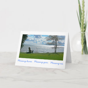 "Vermisstes Zuhause. Vermisst Sie. Vermisst wir." Karte