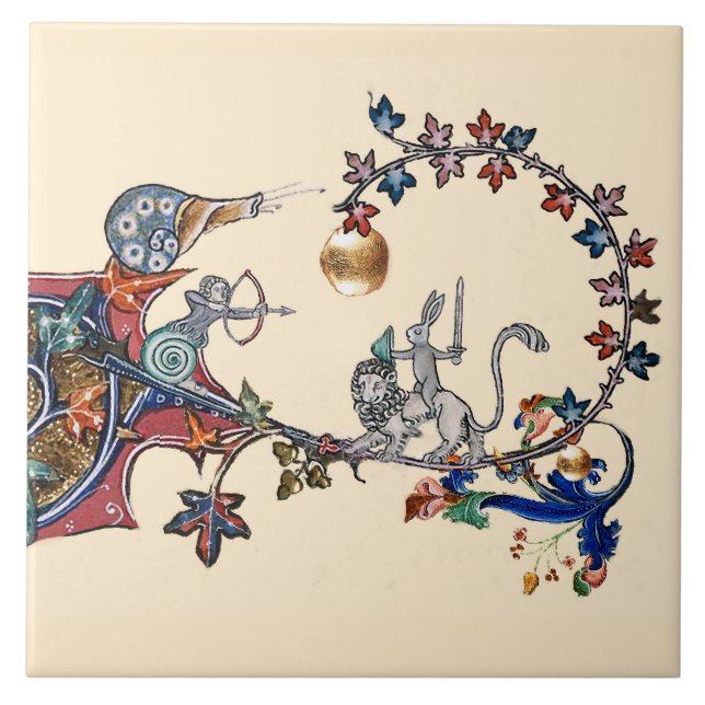 VERMITTLUNGSKRIEG, Killer Rabbit, Schnecken Fliese (Vorderseite)