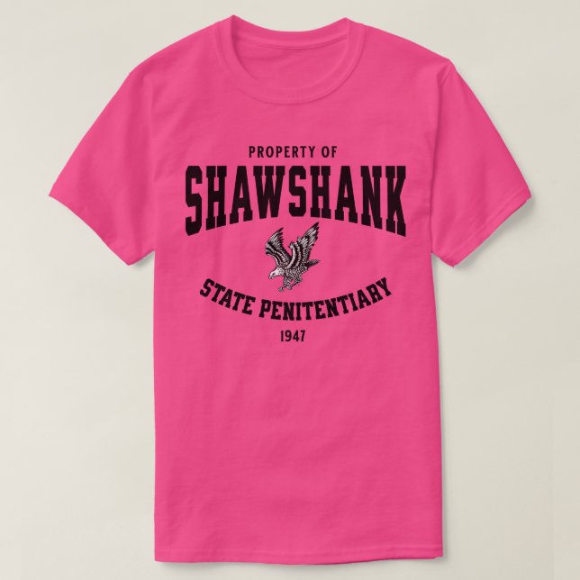 Vermögen des Staat Shawshank 1Strafvollzug 1947 T-Shirt (Design vorne)
