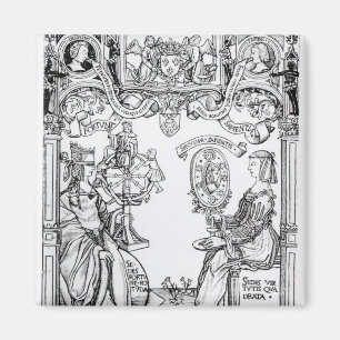 Vermögen und Klugheit Magnet