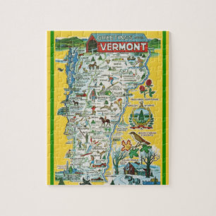 Vermont 8x10 Postkarten-Karten-Puzzle Puzzle