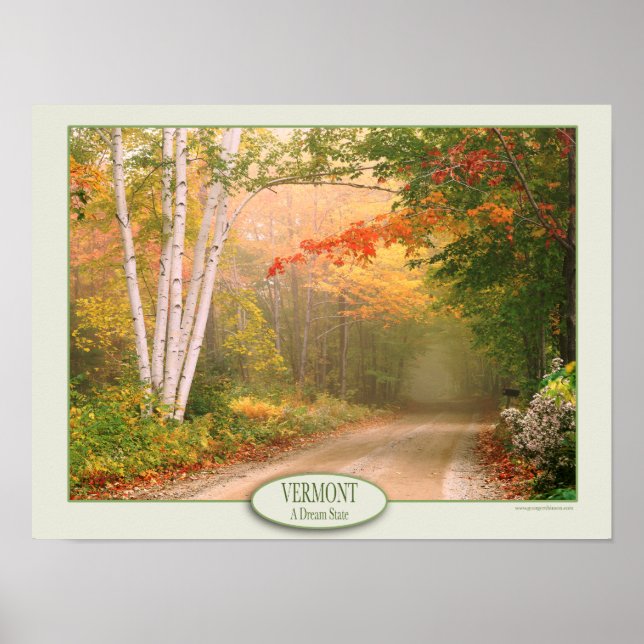 Vermont a Dream Staat Value Poster Paper (Matte) (Vorne)