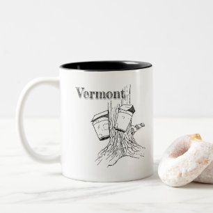 Vermont-Ahornbäume Zweifarbige Tasse