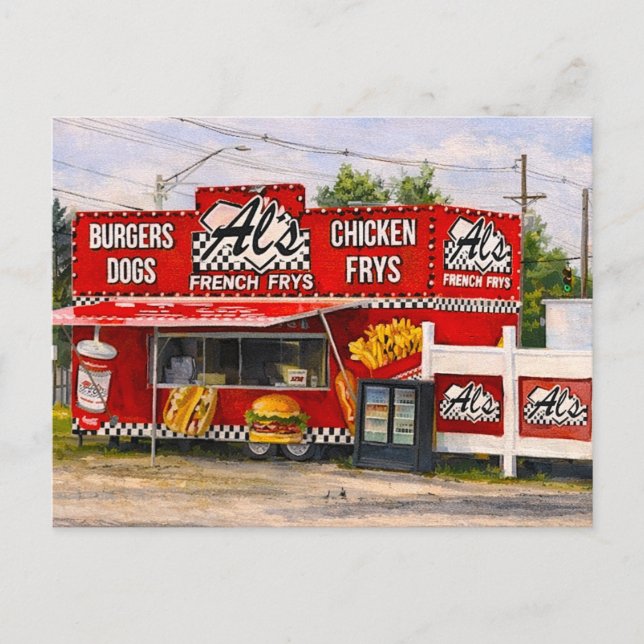 Vermont Al's French Frys Postkarten (Vorderseite)