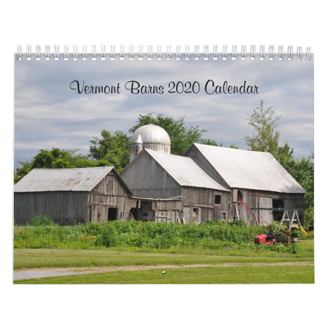 Vermont Barns - Kalender 2020 (Titelbild)