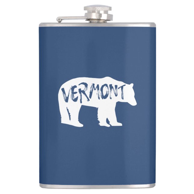 Vermont Bear Flachmann (Vorderseite)