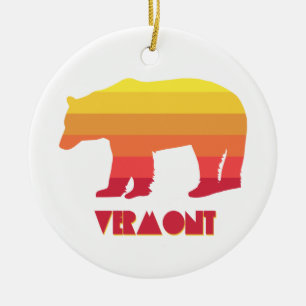 Vermont Bear Keramik Ornament