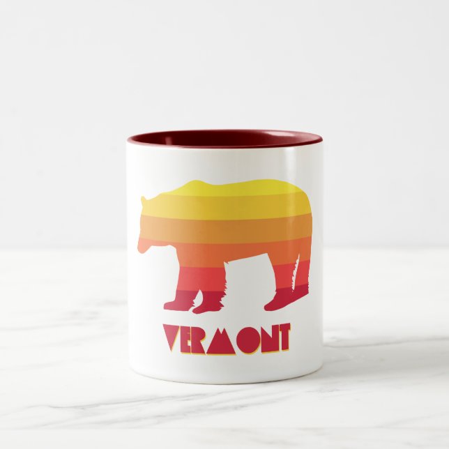 Vermont Bear Zweifarbige Tasse (Mittel)