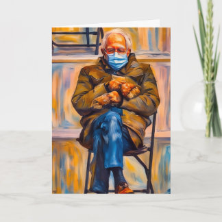 Vermont Bernie Sanders Mittens Card Karte