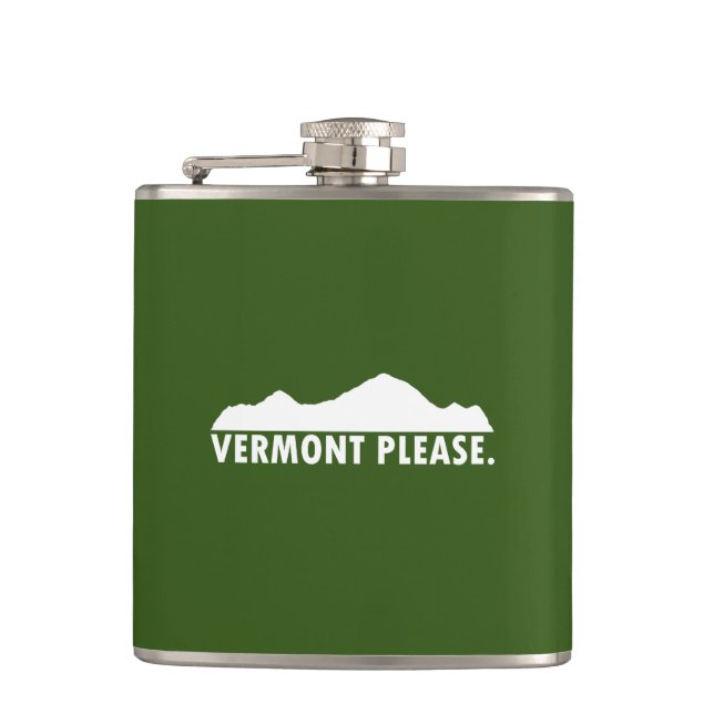 Vermont Bitte Flachmann (Vorderseite)
