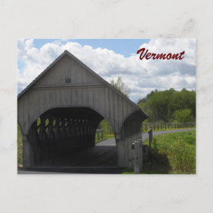Vermont Covered Bridge Postkarte