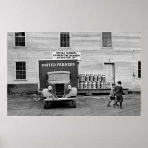 Vermont Dairy Co-op, 30er Poster