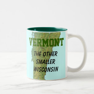 Vermont: Das andere kleinere Wisconsin Zweifarbige Tasse