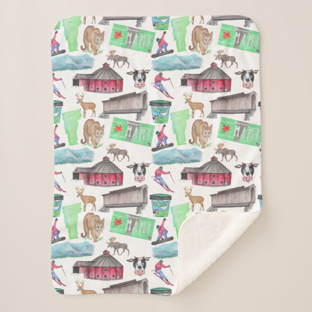 Vermont-Decke Sherpadecke (Vorderseite)