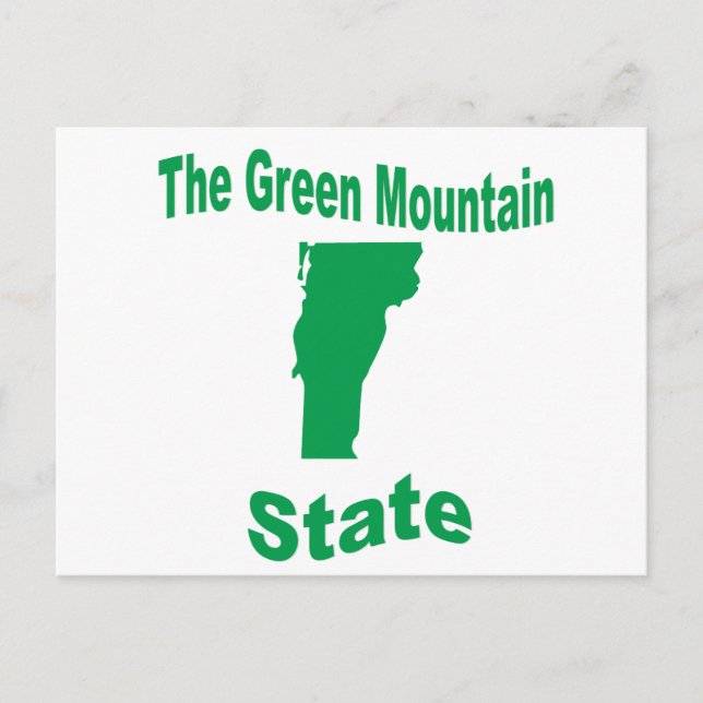Vermont: Der grüne Staat Postkarte (Vorderseite)