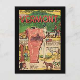 Vermont der Staat der grünen Berge Postkarte