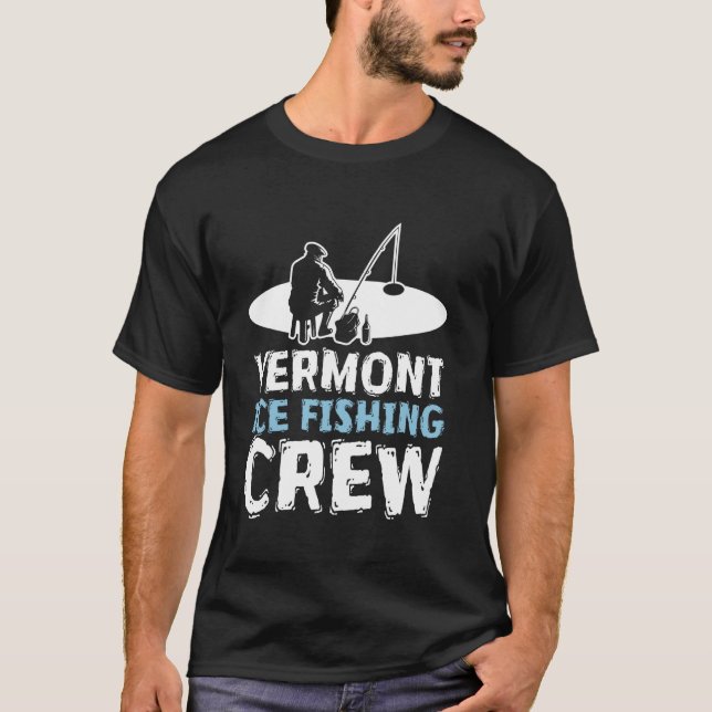 Vermont-Eisfischer-Crew T-Shirt (Vorderseite)