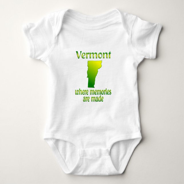 Vermont-Erinnerungen Baby Strampler (Vorderseite)