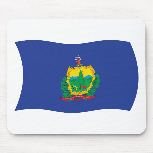 Vermont-Flag-Mauspad Mousepad (Vorne)