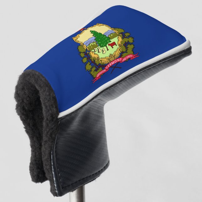 Vermont-Flagge Golf Headcover (3/4 Vorderseite)