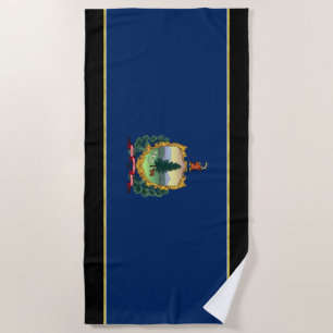 Vermont-Flagge Strandtuch