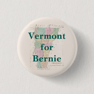 Vermont für Bernie 2016 Button