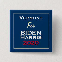 Vermont für BIDEN HARRIS 2020 Square Button