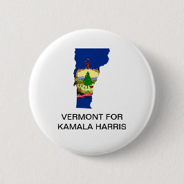 VERMONT für Kamala Harris 2024 Button