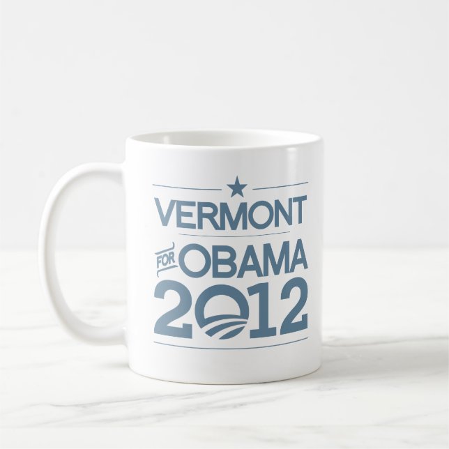 VERMONT FÜR OBAMA 2012.png Tasse (Links)