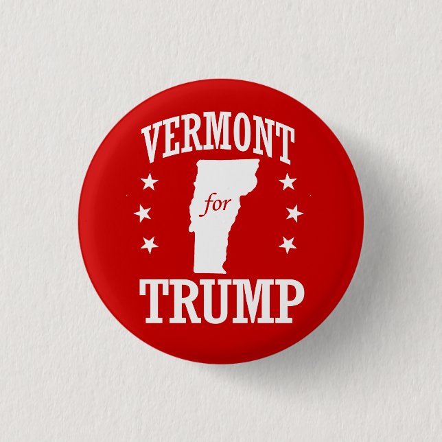 VERMONT FÜR TRUMP BUTTON (Vorderseite)
