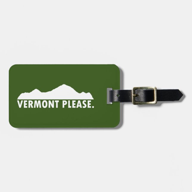 Vermont Gepäckanhänger (Vorderseite horizontal)