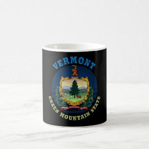 VERMONT GREEN BERGSTAAT FLAG KAFFEETASSE