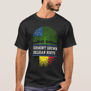 Vermont Grown mit belgischer Roots Belgien T-Shirt