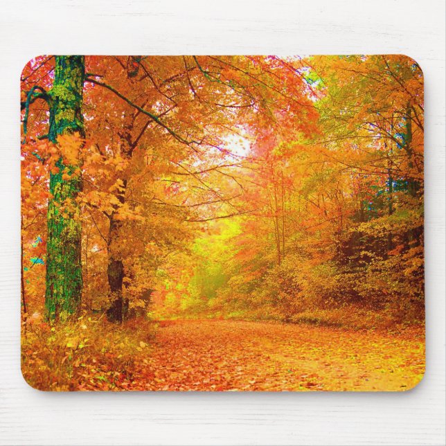 Vermont Herbstlandschaft Mousepad (Vorne)
