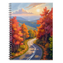 Vermont Herbstlaub Wasserfarbenlandschaft