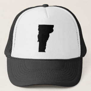 Vermont in Schwarz-Weiß Truckerkappe