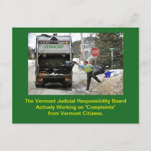 Vermont Judicial Conduct Board: Postcard Postkarte