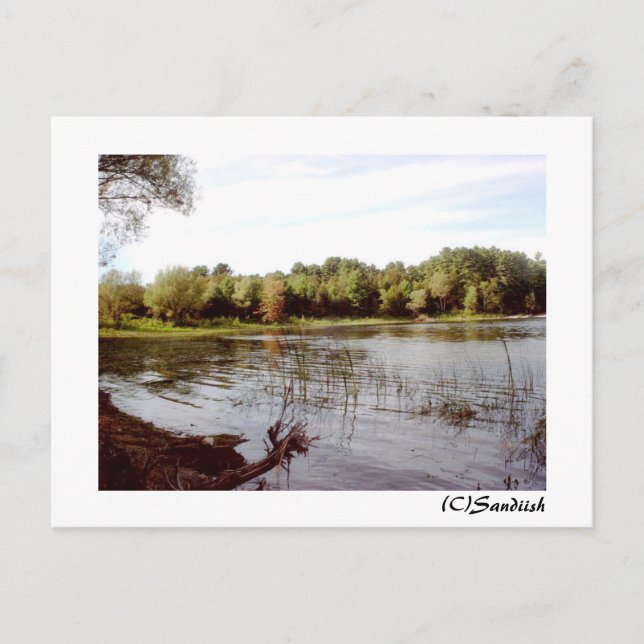 Vermont Lake Front Postkarte (Vorderseite)