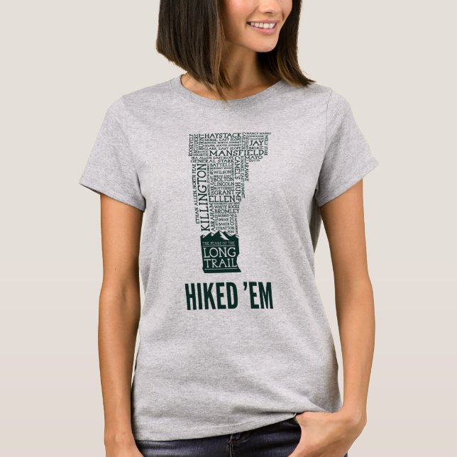 Vermont Long Trail Hiked Women's Basic T - Shirt (Vorderseite)