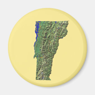 Vermont Map Magnet