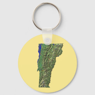 Vermont Map Schlüsselanhänger
