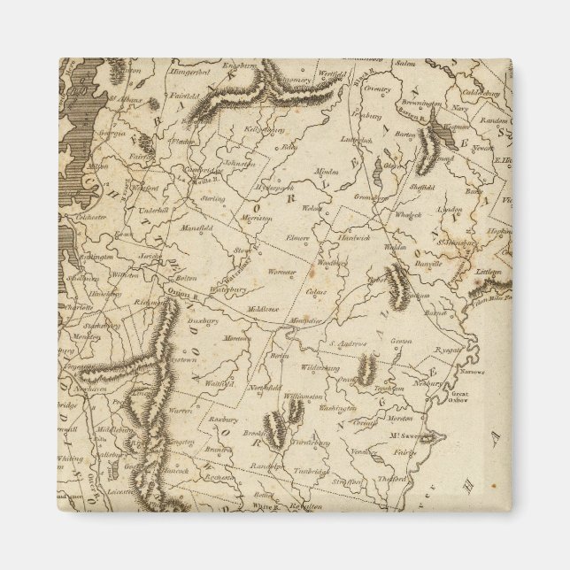 Vermont Map von Arrowsmith Magnet (Vorne)