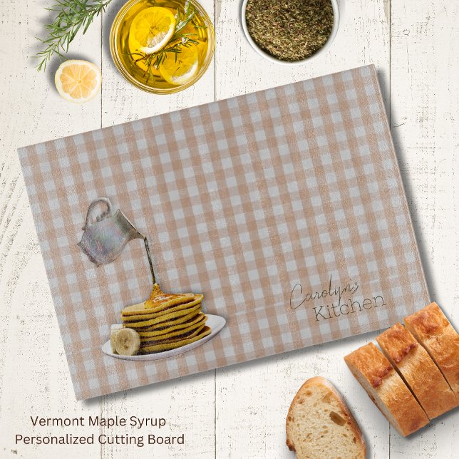 Vermont Maple Sirup Cutting Board Schneidebrett (Vermont Maple Syrup Cutting Board)