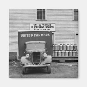 Vermont-Molkereikorb, Dreißigerjahre Magnet